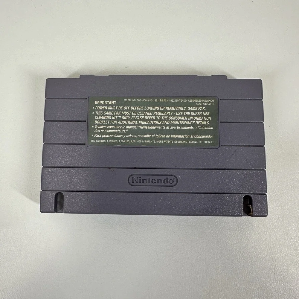SUPER BLACK BASS SUPER NINTENDO SNES 1993 CLEANED TESTED WORKS